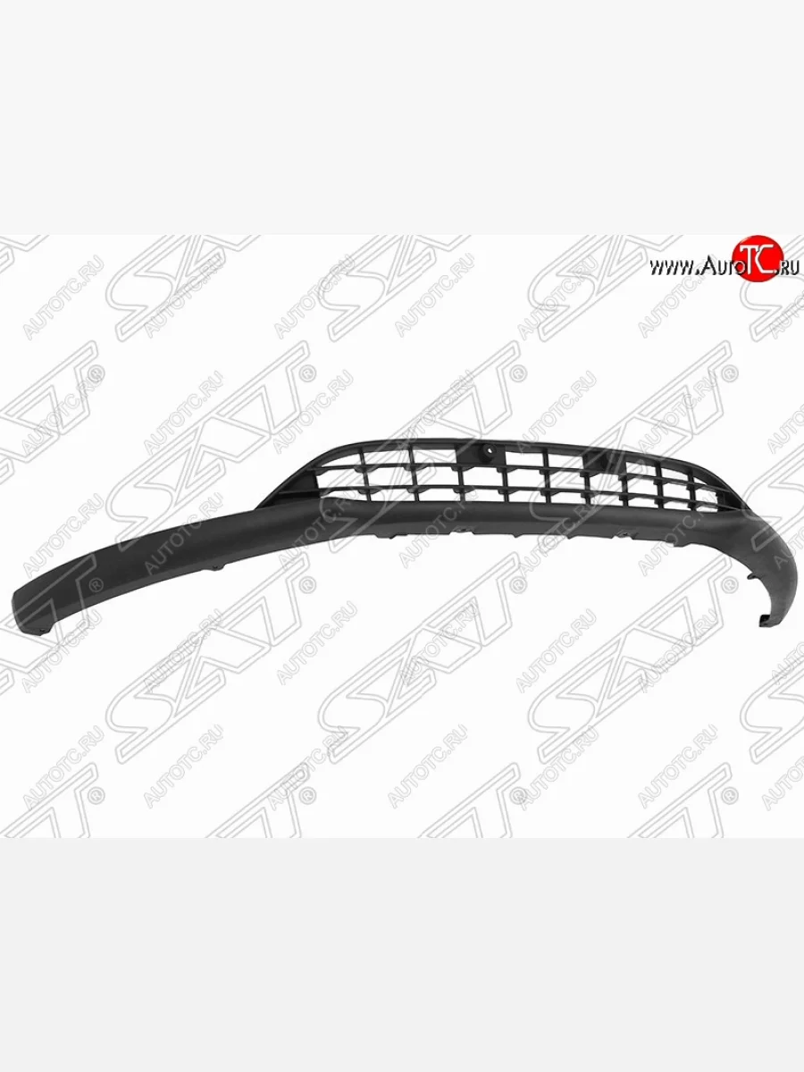 Накладка на передний бампер SAT Ford Focus 3 седан рестайлинг (2014-2019) (Неокрашенная)  с доставкой в г. Керчь