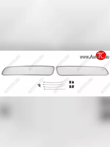 Сетка в воздухозаборник бампера Arbori (10 мм) (Хром) INFINITI Q50  V37 (2013-2017) дорестайлинг