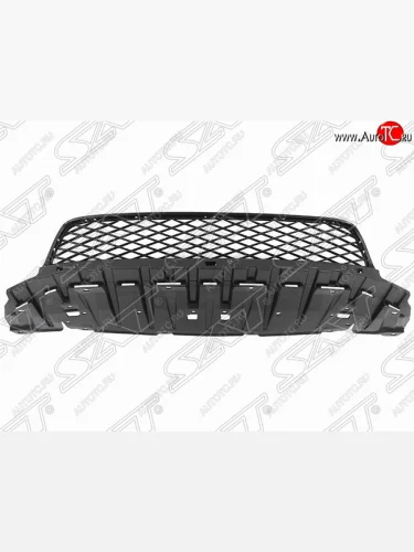Решетка в передний бампер SAT (Центральная) Honda Civic  FB (2011-2016) седан