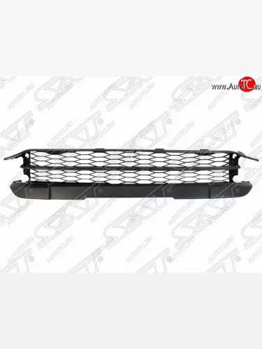 Решетка в передний бампер SAT (RS) Honda Fit  GE (2007-2010) дорестайлинг