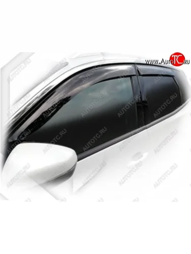 Дефлектора окон CA-Plastic (Classic полупрозрачный) Peugeot 3008 2 C1A,C2A доресайлинг (2016-2020)