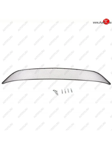 Сетка в воздухозаборник бампера Arbori (10 мм) (Хром) KIA Rio  3 QB (2011-2015) дорестайлинг седан, хэтчбек 5 дв. дорестайлинг