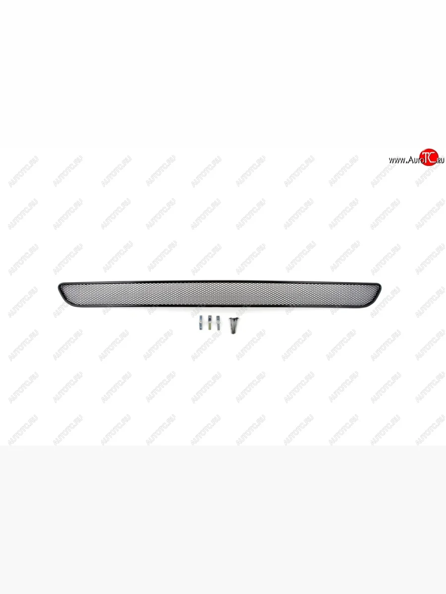 Сетка в воздухозаборник бампера Arbori (15 мм) KIA Sorento BL рестайлинг (2006-2010) (Черная)  с доставкой в г. Керчь