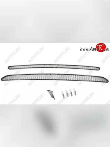 Сетка в воздухозаборник бампера Arbori (20 мм, сота) (Хром) KIA Sportage  3 SL (2010-2014) дорестайлинг