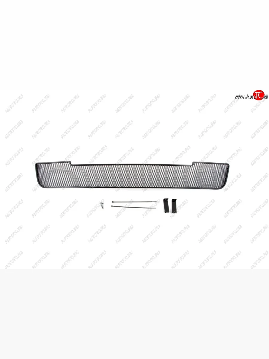 Сетка в воздухозаборник бампера Arbori (10 мм) Лада ВАЗ Гранта 2190 седан  дорестайлинг (2011-2017) (Черная)  в Перми Пермском крае