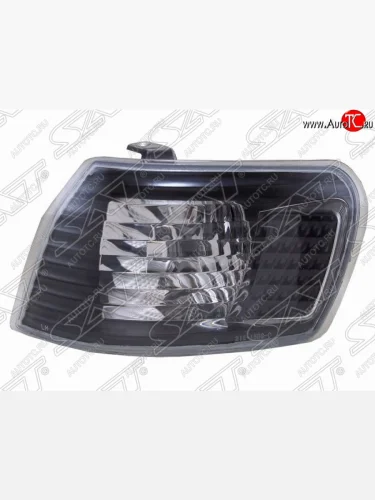 Левый указатель поворота передний SAT (черный хрусталь, 12-450) Toyota Corolla E110 хэтчбек 5 дв. дорестайлинг (1997-2000)