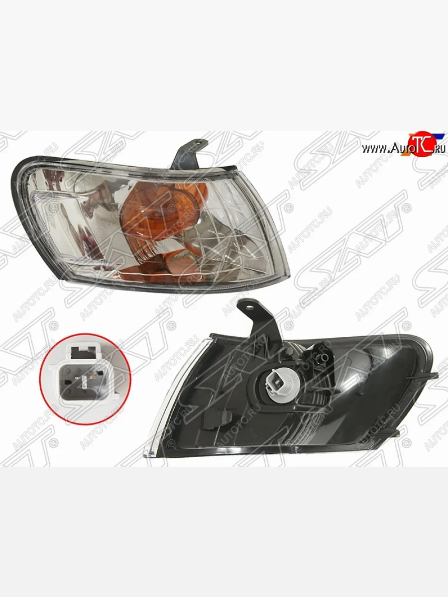 Правый указатель поворота передний (хрусталь) (13-51) SAT Toyota Corolla E100 седан (1991-2002)  в Самаре Самарской области