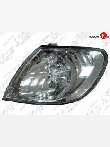 Левый указатель поворота передний (хром) (13-39) SAT Toyota Corolla Spacio E110 дорестайлинг (1997-1999)