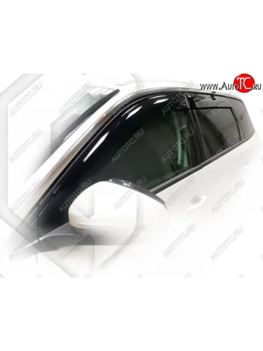 Дефлектора окон CA-Plastic (Classic полупрозрачный) Peugeot 5008  T87 (2017-2020) дорестайлинг