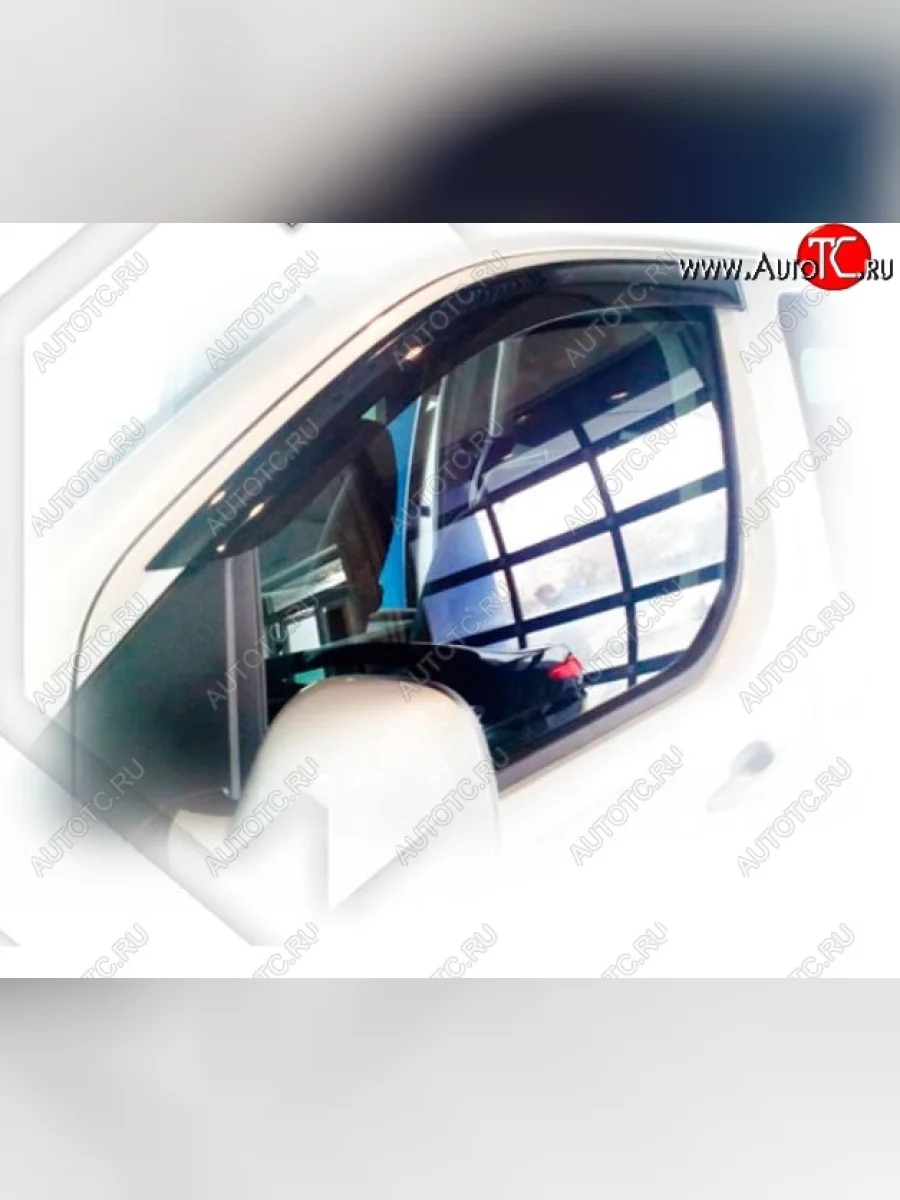 Дефлектора окон CA-Plastic Peugeot Traveller K0 L2 дорестайлинг (2016-2024) (Classic полупрозрачный, Без хром.молдинга)  в Самаре Самарской области