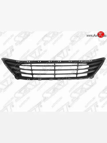 Решетка в передний бампер SAT (центр.) Hyundai Elantra MD рестайлинг (2013-2016)