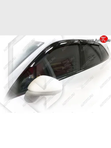 Дефлектора окон CA-Plastic (Classic полупрозрачный) Porsche Cayenne PO536 (2018-2025)