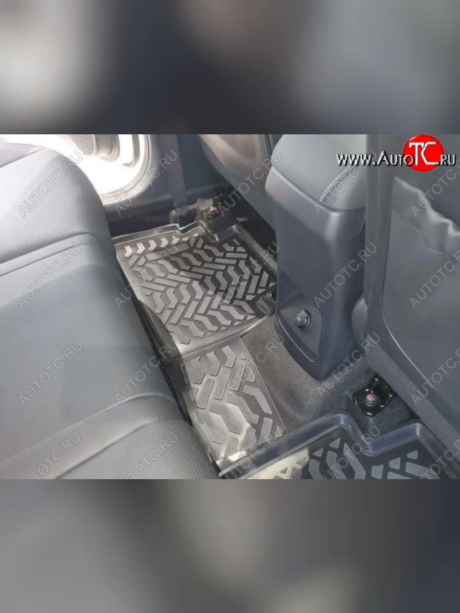 Коврики салона Aileron (3D с подпятником) KIA Soul SK3 (2018-2022)  в Воронеже Воронежской области