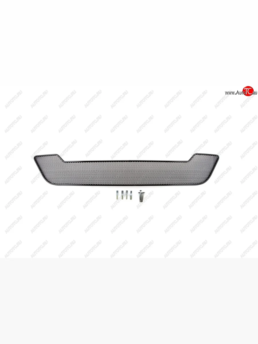 Сетка в воздухозаборник бампера Cross Arbori (10 мм) Лада ВАЗ Ларгус дорестайлинг R90 (2012-2021) (Черная)  с доставкой в г. Керчь