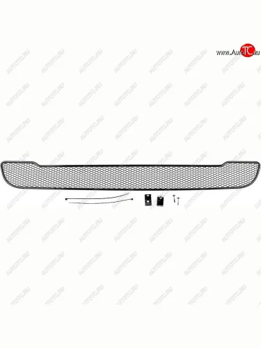 Сетка в воздухозаборник бампера Arbori (10 мм) (Хром) Лада ВАЗ Приора ( 21728,  2170,  2171,  2172) (2013-2018) купе рестайлинг, седан рестайлинг, универсал рестайлинг, хэтчбек рестайлин