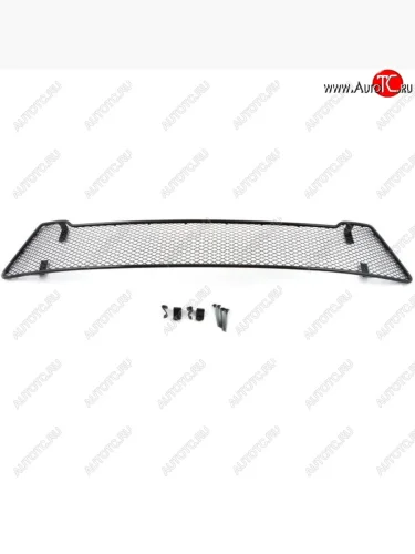 Сетка в воздухозаборник бампера Arbori (15 мм) (Черная) Лада ВАЗ Веста 2180 седан дорестайлинг (2015-2023)