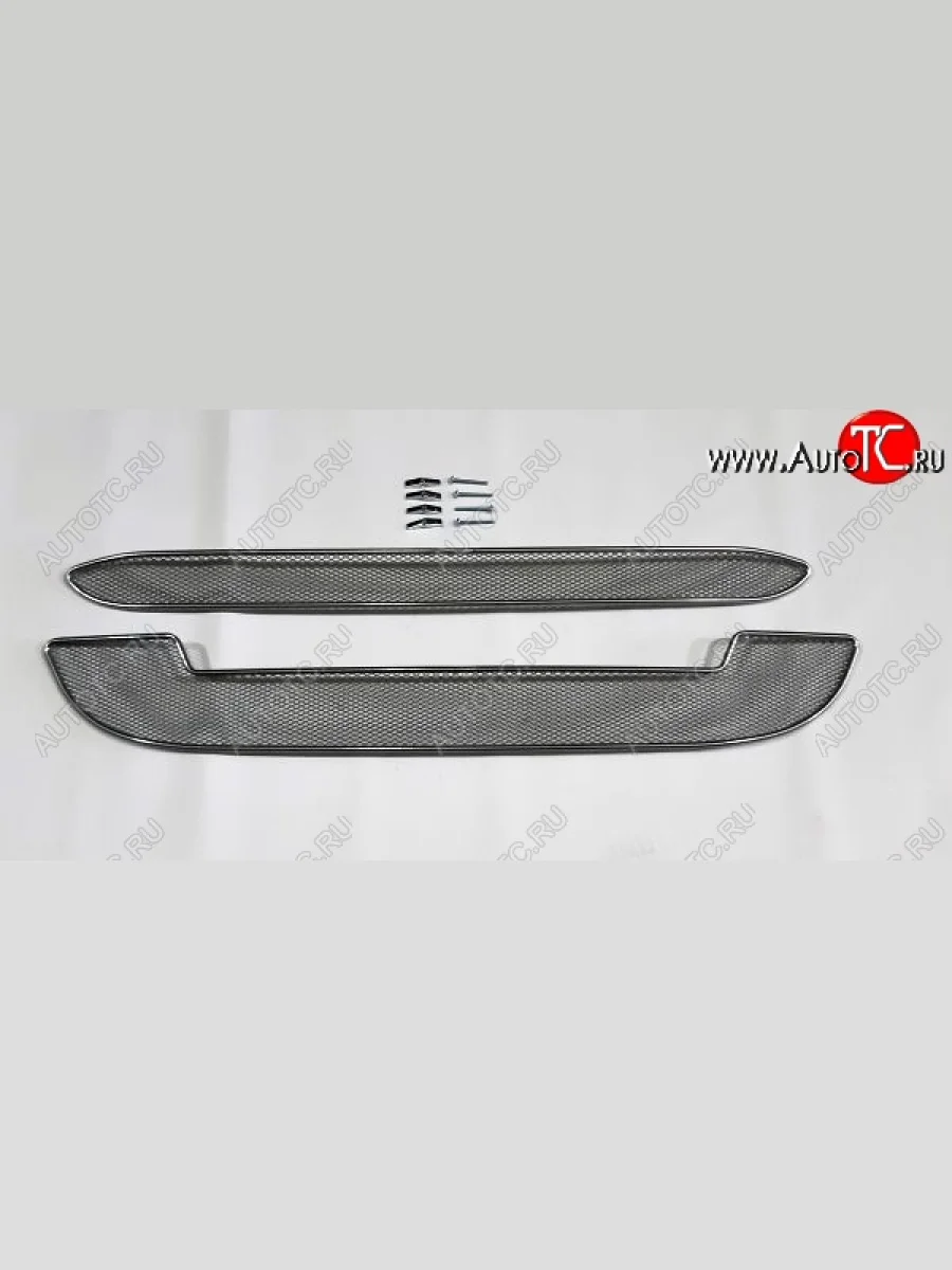 Сетка в воздухозаборник бампера Arbori (10 мм)  Лада ВАЗ  XRAY, XRAY Cross (Хром)  с доставкой в г. Керчь