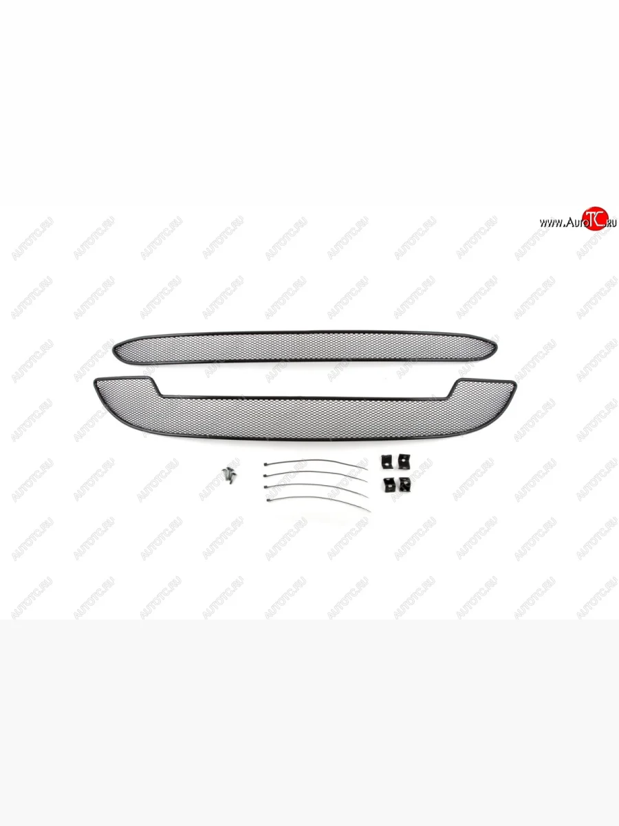 Сетка в воздухозаборник бампера Arbori (15 мм)  Лада ВАЗ  XRAY, XRAY Cross (Черная)  с доставкой в г. Керчь