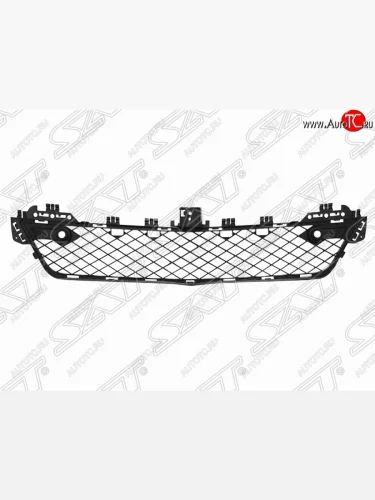 Решетка в передний бампер SAT (пр-во Тайвань) Mercedes-Benz C-Class  W204 (2011-2015) рестайлинг седан