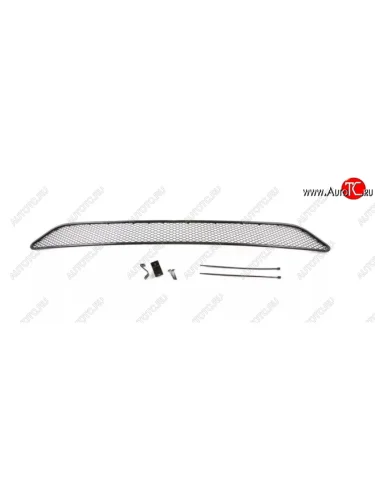 Сетка в воздухозаборник бампера Arbori (10 мм) (Хром) Mazda 3/Axela  BM (2013-2016) дорестайлинг седан, дорестайлинг, хэтчбэк