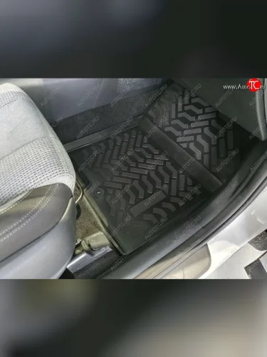 Hyundai Santa Fe (2018-) салон (3D с подпятником) . Aileron. Hyundai Santa Fe TM дорестайлинг (2018-2021)