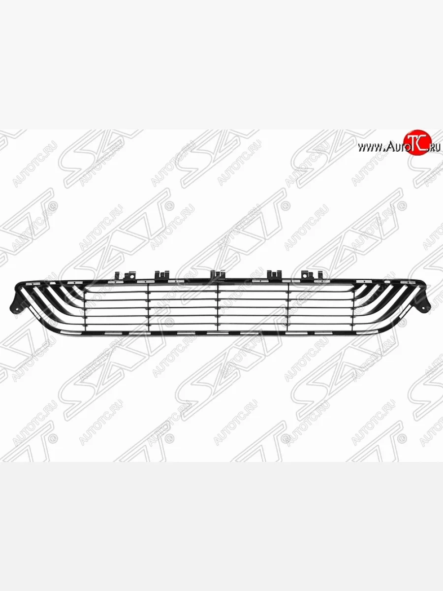 Решетка в передний бампер SAT (AMG) Mercedes-Benz E-Class W212 рестайлинг седан (2013-2017)