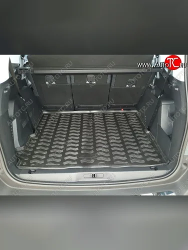 Коврик багажника Aileron (5 мест, сложен 3 ряд) Peugeot 5008 T87 дорестайлинг (2017-2020)