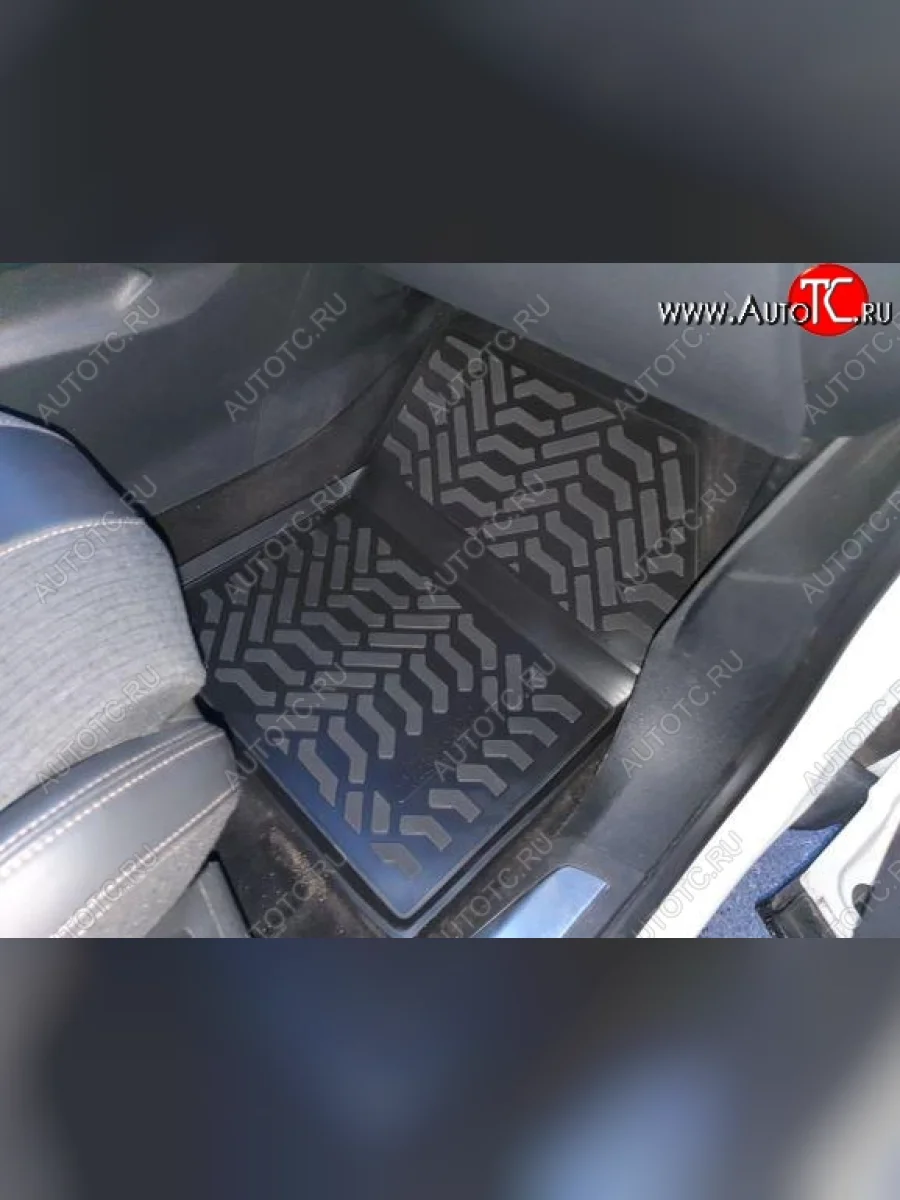Коврики салона Aileron (3D с подпятником) Peugeot 5008 T87 дорестайлинг (2017-2020)  в Керчи Республика Крым