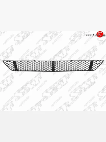 Решетка в передний бампер SAT (под парктроник, пр-во Тайвань) Mercedes-Benz S class  5 W221 (2005-2009) седан дорестайлинг