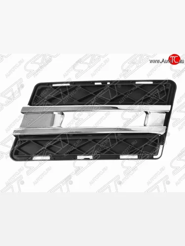 Левая вставка в передний бампер SAT (под ДХО) Mercedes-Benz GLK class  X204 (2008-2012) дорестайлинг