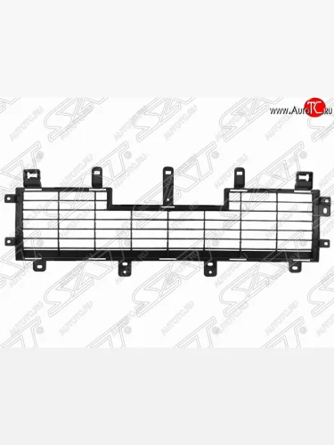 Решетка в передний бампер SAT Mitsubishi Pajero 4 V80 дорестайлинг (2006-2011)