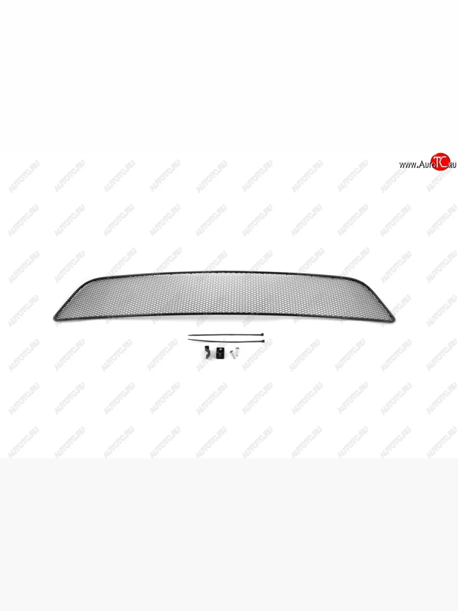 Сетка в воздухозаборник бампера Arbori (10 мм) Mitsubishi L200 4  дорестайлинг (2006-2014) (Хром)  с доставкой в г. Керчь