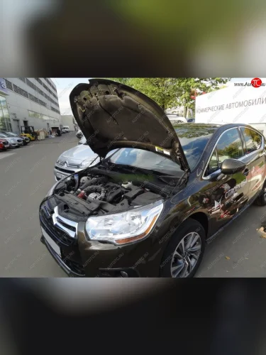 Упоры капота Russtal CITROEN DS4 PF1 дорестайлинг,хэтчбэк 5дв. (2010-2015)