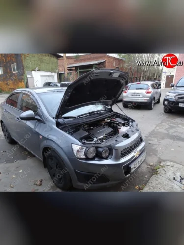 Упоры капота Russtal Chevrolet Aveo T300 хэтчбек (2011-2015)