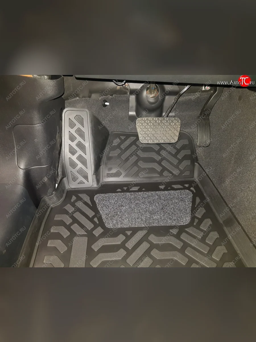 Коврики салона Aileron (3D с подпятником) FAW Besturn X80 дорестайлинг (2014-2019)  в Керчи Республика Крым