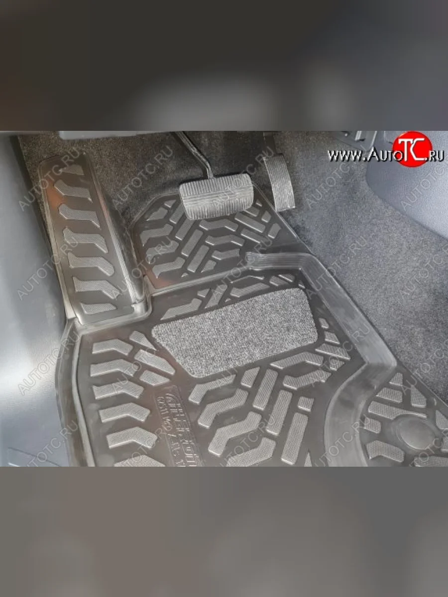 Коврики салона Aileron (3D с подпятником)  Mercedes-Benz X class (2017-2020) W470  в Керчи Республика Крым