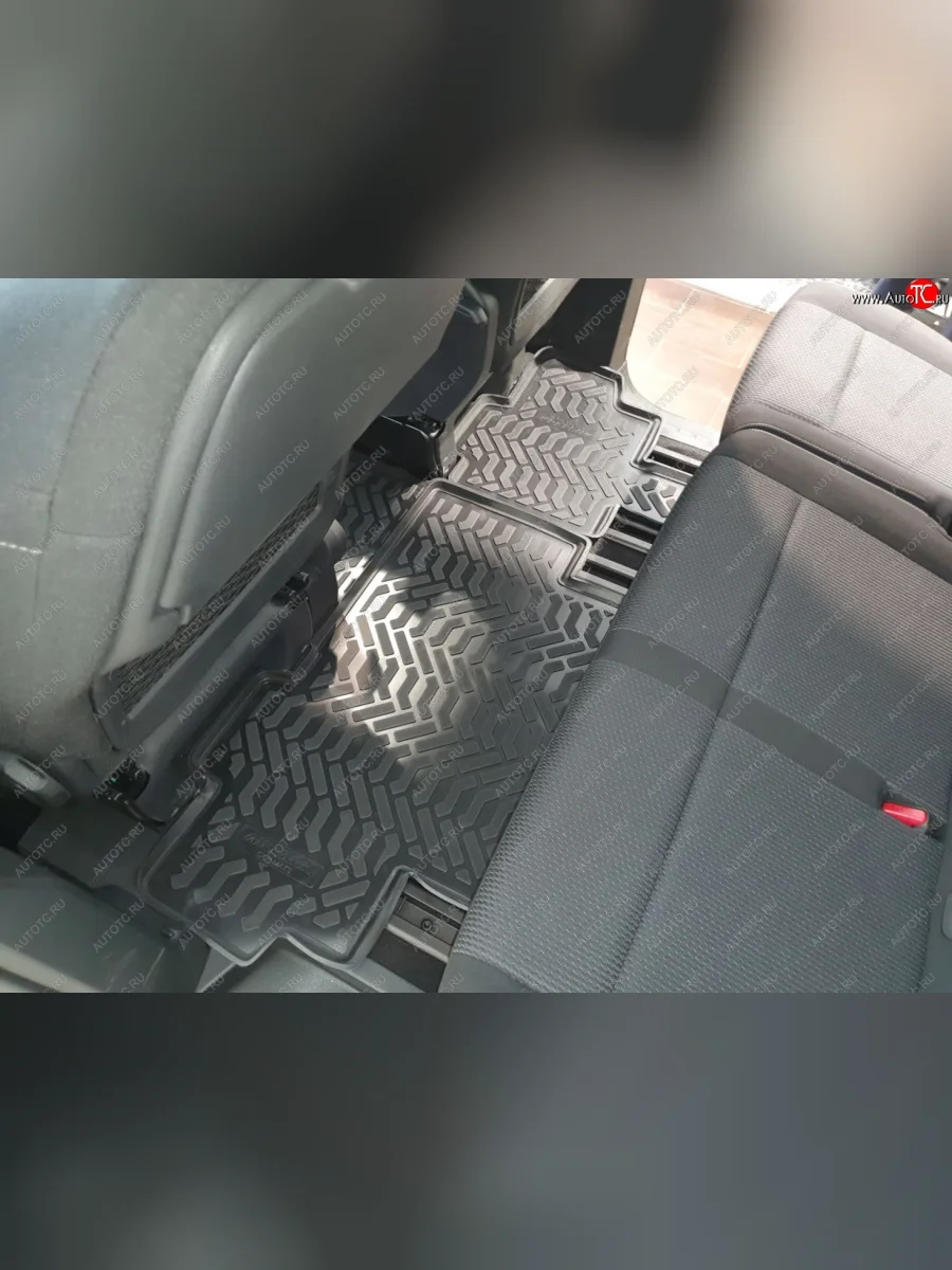 Коврики салона Aileron (2-ой ряд, 2шт.)  Peugeot Traveller (2016-2024) K0 L2  в Керчи Республика Крым