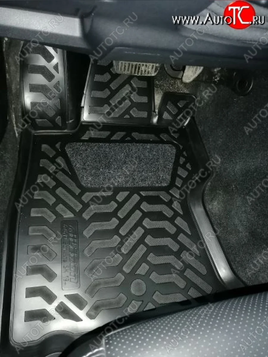 Коврики салона Aileron (3D с подпятником) Subaru Forester SK/S14 дорестайлинг (2018-2021)  в Керчи Республика Крым