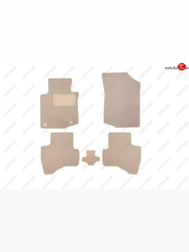 Коврики в салон Klever Premium (текстиль) (Бежевый ) Peugeot 107 PN хэтчбэк 3 дв. дорестайлинг (2005-2009)