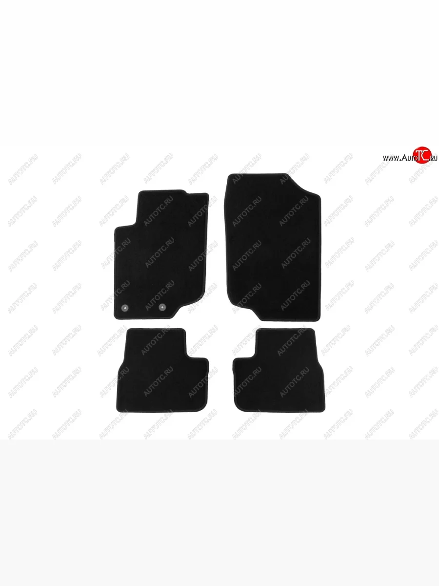 Коврики в салон Klever Econom (текстиль, 4 шт., без подпятника, оверлок) Peugeot 207 WC хэтчбэк 5 дв. дорестайлинг (2006-2009) (Черный)  с доставкой в г. Пермь