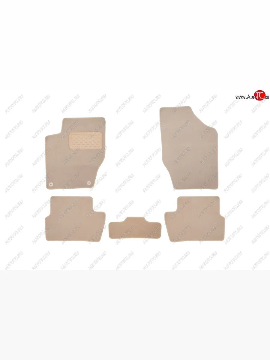 Коврики в салон Klever Premium (текстиль) Peugeot 308 T7 хэтчбек 5 дв. дорестайлинг (2007-2011) (Бежевый)  в Самаре Самарской области