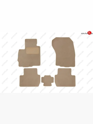 Коврики в салон Cross Klever Premium (текстиль) (Бежевый) Peugeot 4007 (2007-2012)