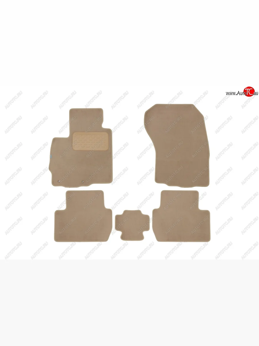 Коврики в салон Cross Klever Premium (текстиль) Peugeot 4007 (2007-2012) (Бежевый)  в Керчи Республика Крым