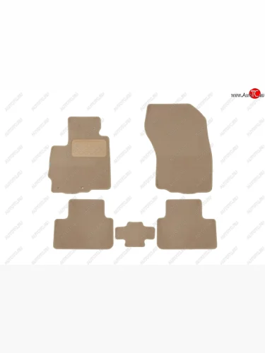 Коврики в салон Klever Premium (АКПП, текстиль) (Бежевый) Peugeot 4008 (2012-2017)