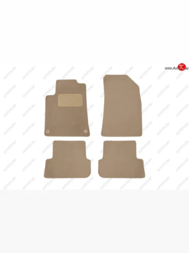 Коврики в салон Klever Premium (текстиль) (Бежевый) Peugeot 407  универсал (2004-2011)