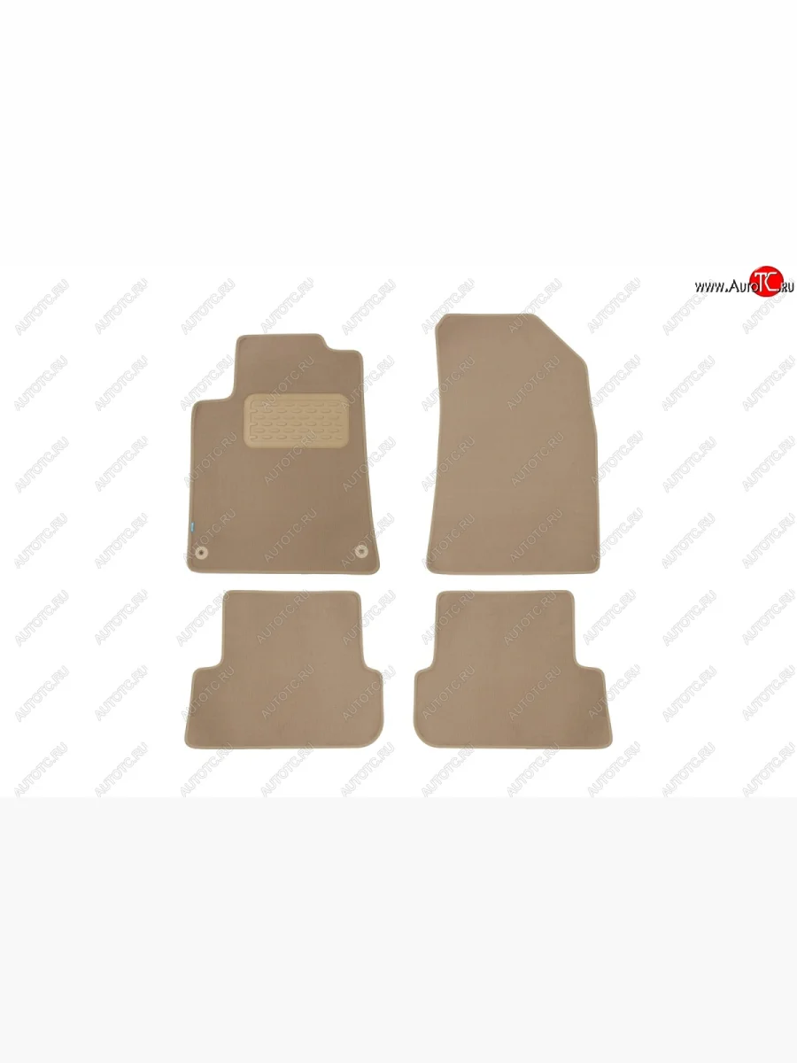 Коврики в салон Klever Premium (текстиль)  Peugeot 407 (2004-2011) универсал (Бежевый)  в Керчи Республика Крым
