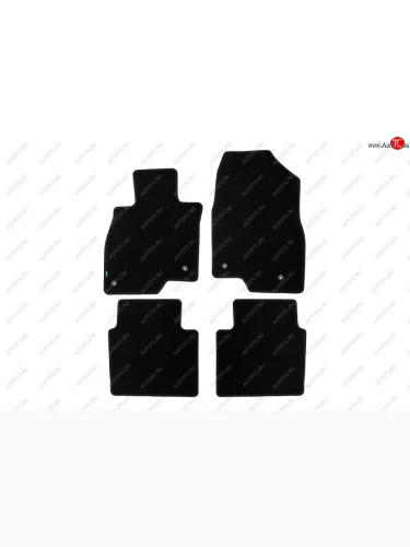 Коврики в салон Klever Econom (текстиль, 4 шт., без подпятника, оверлок) (Черный) Mazda 6 GJ 2-ой рестайлинг седан (2018-2025)