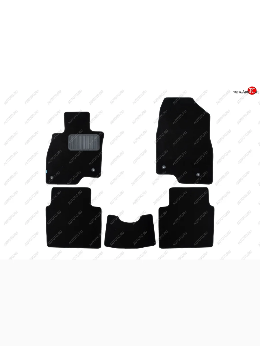 Коврики в салон Klever Premium (текстиль) Mazda 6 GJ 2-ой рестайлинг седан (2018-2025) (Черный)  в Перми Пермском крае