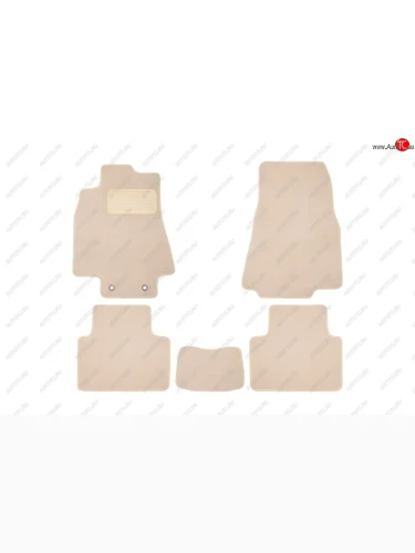 Коврики в салон HB Klever Premium (АКПП, текстиль) (Бежевый) Mercedes-Benz A class W169 дорестайлинг, хэтчбэк 5 дв. (2005-2008)