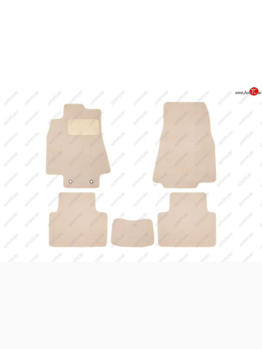 Коврики в салон HB Klever Premium (АКПП, текстиль) Mercedes-Benz A class W169 дорестайлинг, хэтчбэк 5 дв. (2005-2008) (Бежевый)  с доставкой в г. Керчь